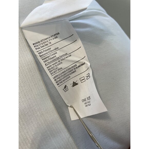 Forum Novelties Belly Stuffer Costume One Size Beige Fiber Filled Belly NEW - Picture 6 of 9